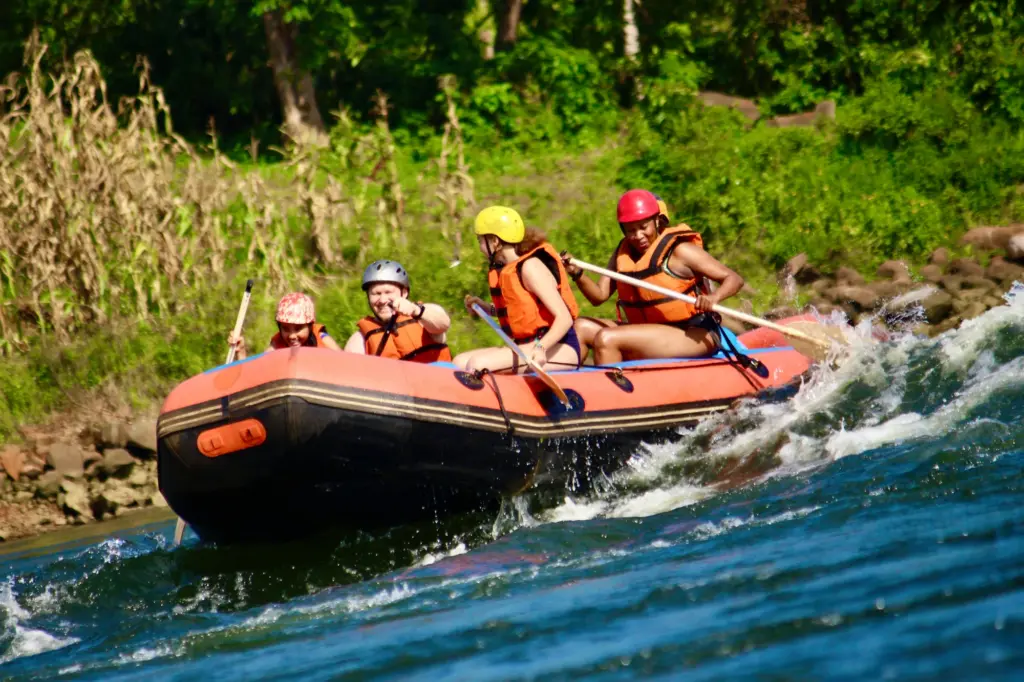 Jinja - White-water rafting on the Nile